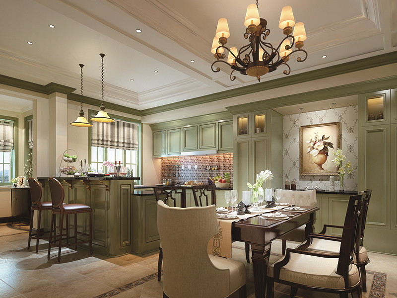 天茂庄园样板间装饰工程